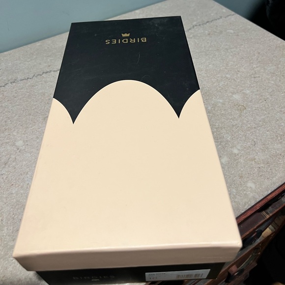 Birdies Dove Black Feathered Mules - Sz. 10 - New in Box - Picture 13 of 14